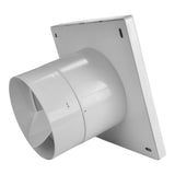 Through Wall Ventilation Kit - STYL Fan with Timer and Graphite External Vent