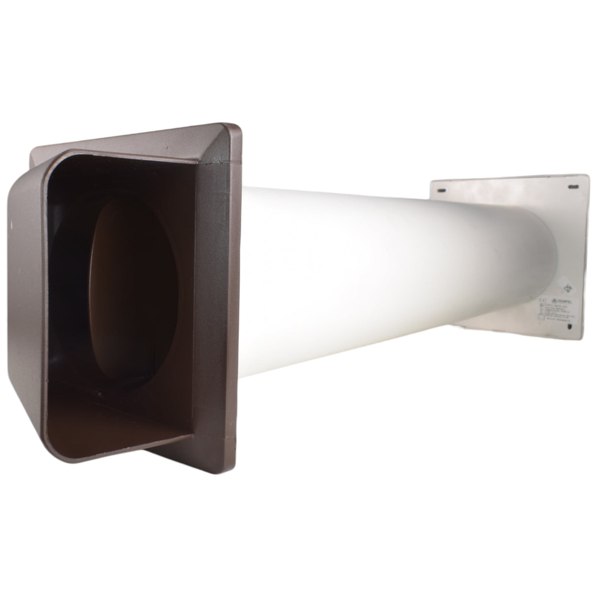 Through Wall Ventilation Kit – STYL Fan with Timer/Humidistat and Brown External Vent
