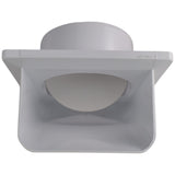 Through Wall Ventilation Kit - STYL Fan with Timer/Humidistat and White External Vent