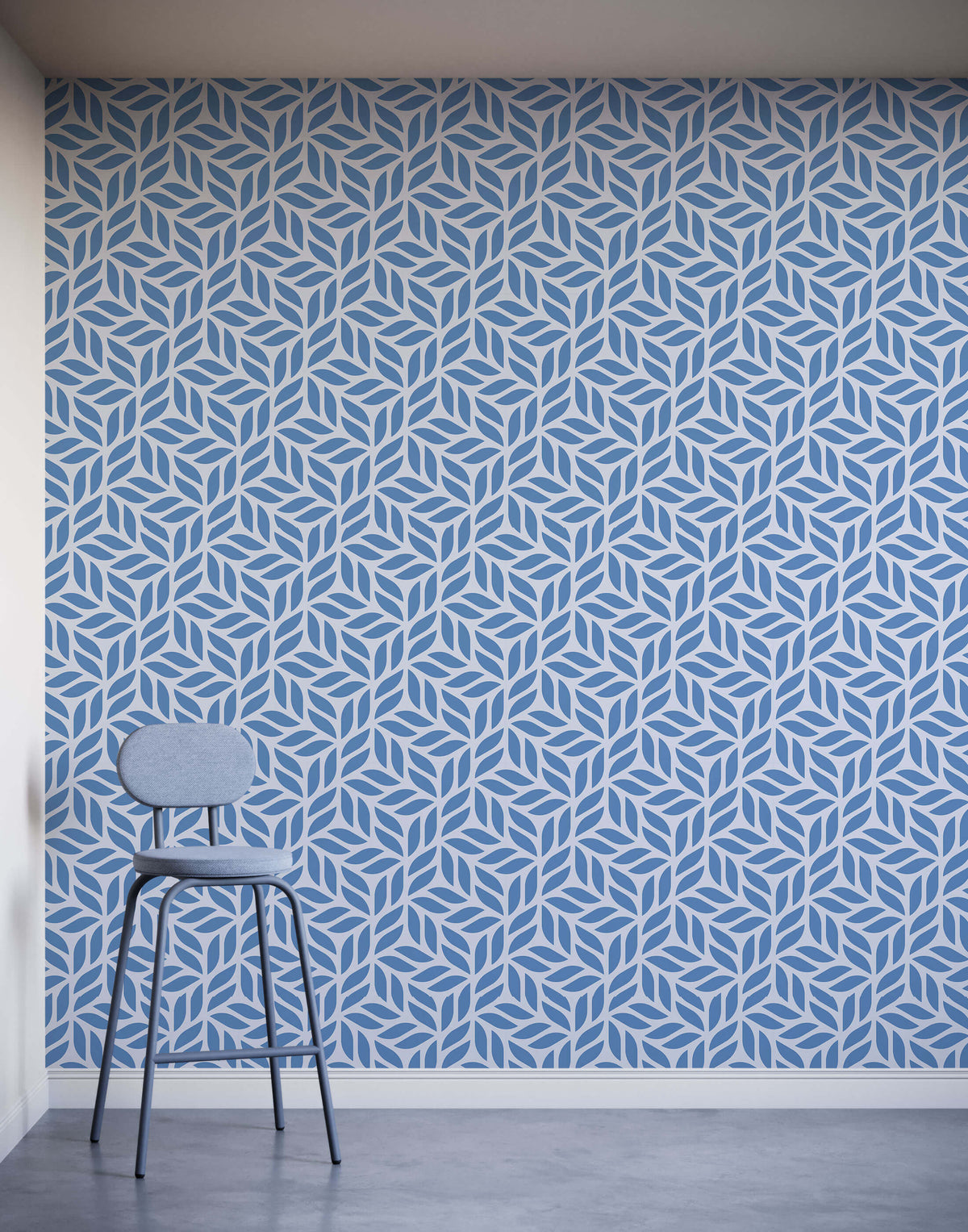 Fall Leaf Geometric Wallpaper