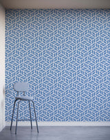 Fall Leaf Geometric Wallpaper