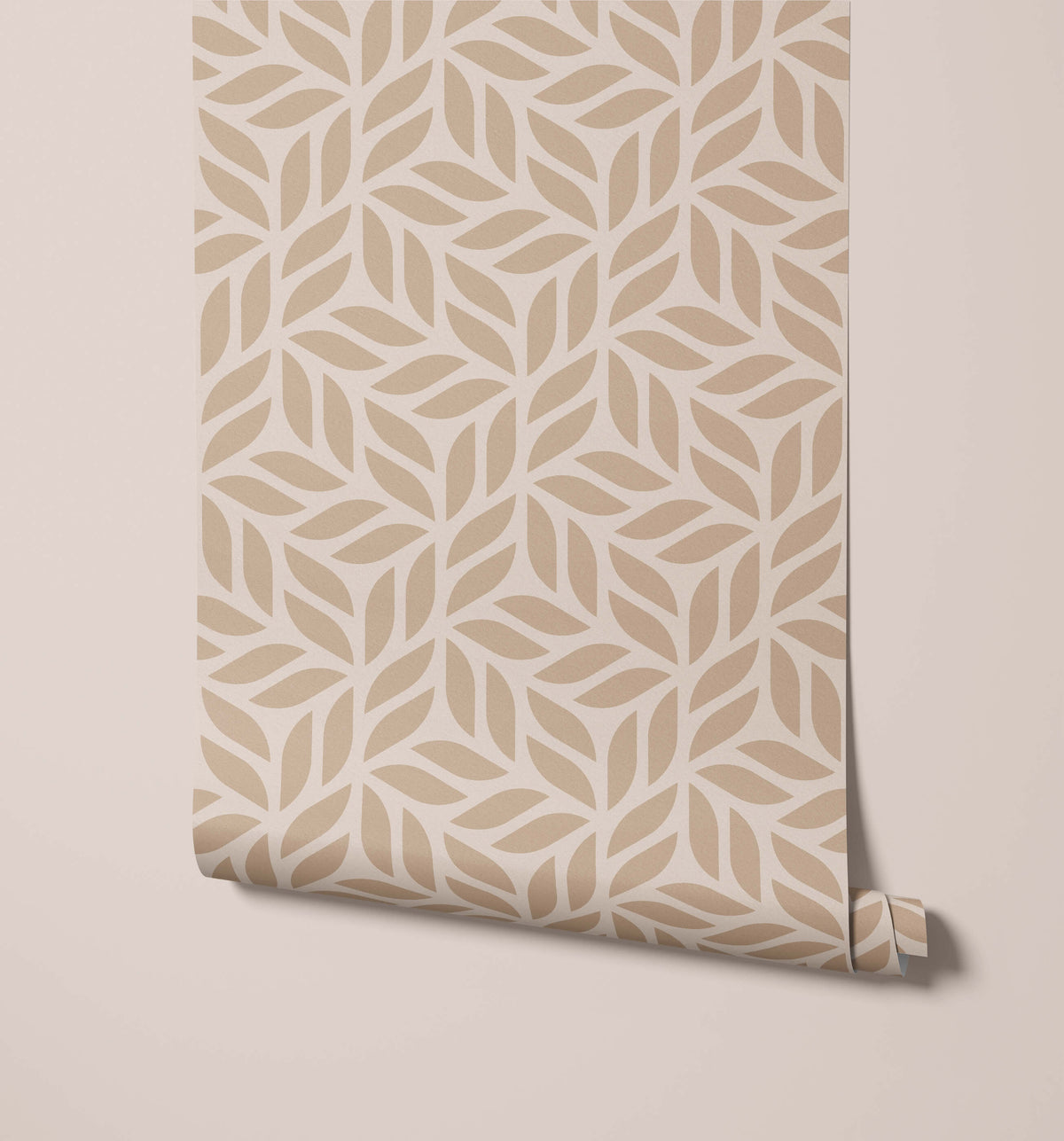 Fall Leaf Geometric Wallpaper