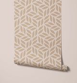 Fall Leaf Geometric Wallpaper