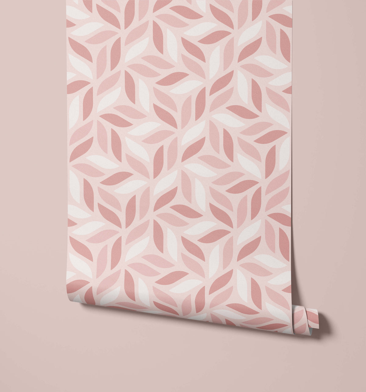 Fall Leaf Geometric Wallpaper