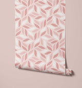 Fall Leaf Geometric Wallpaper