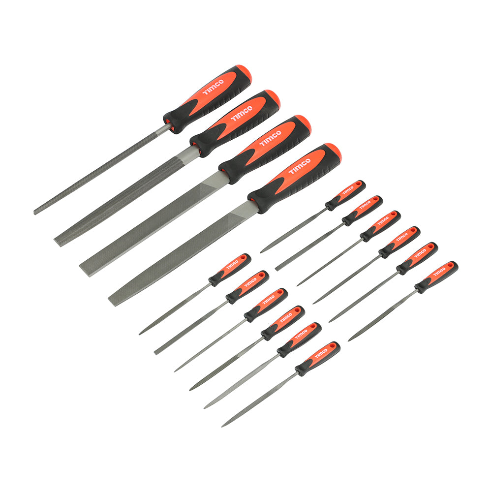 File & Needle File Set (16 Piece) with Storage Wallet