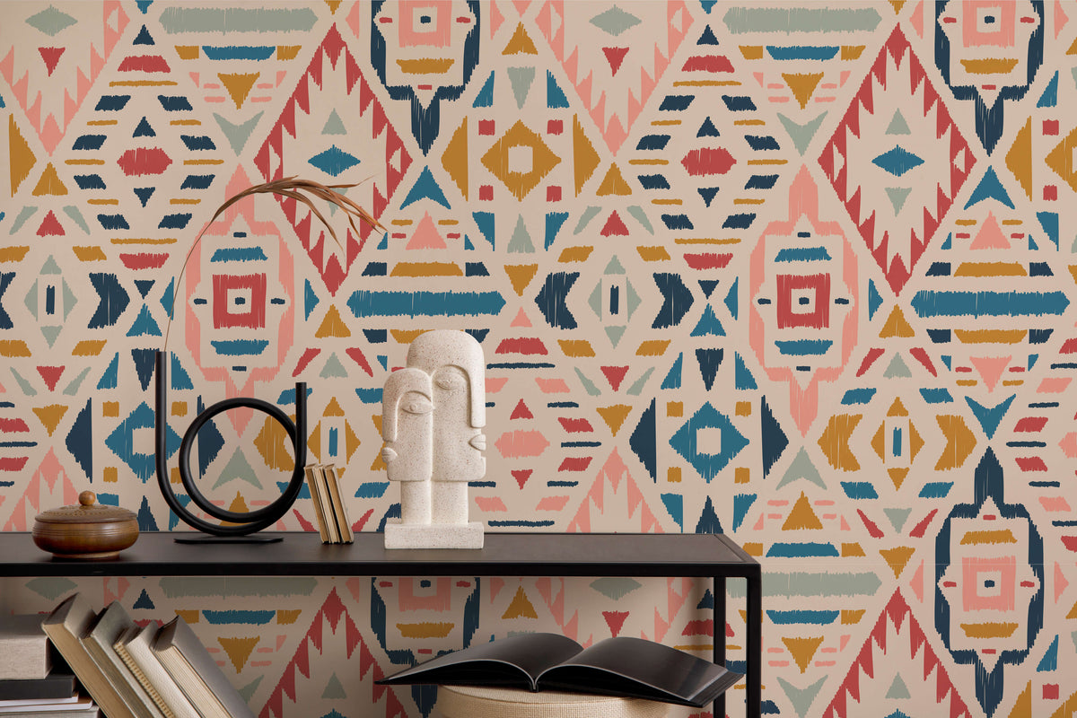 Fleece Geometric Wallpaper