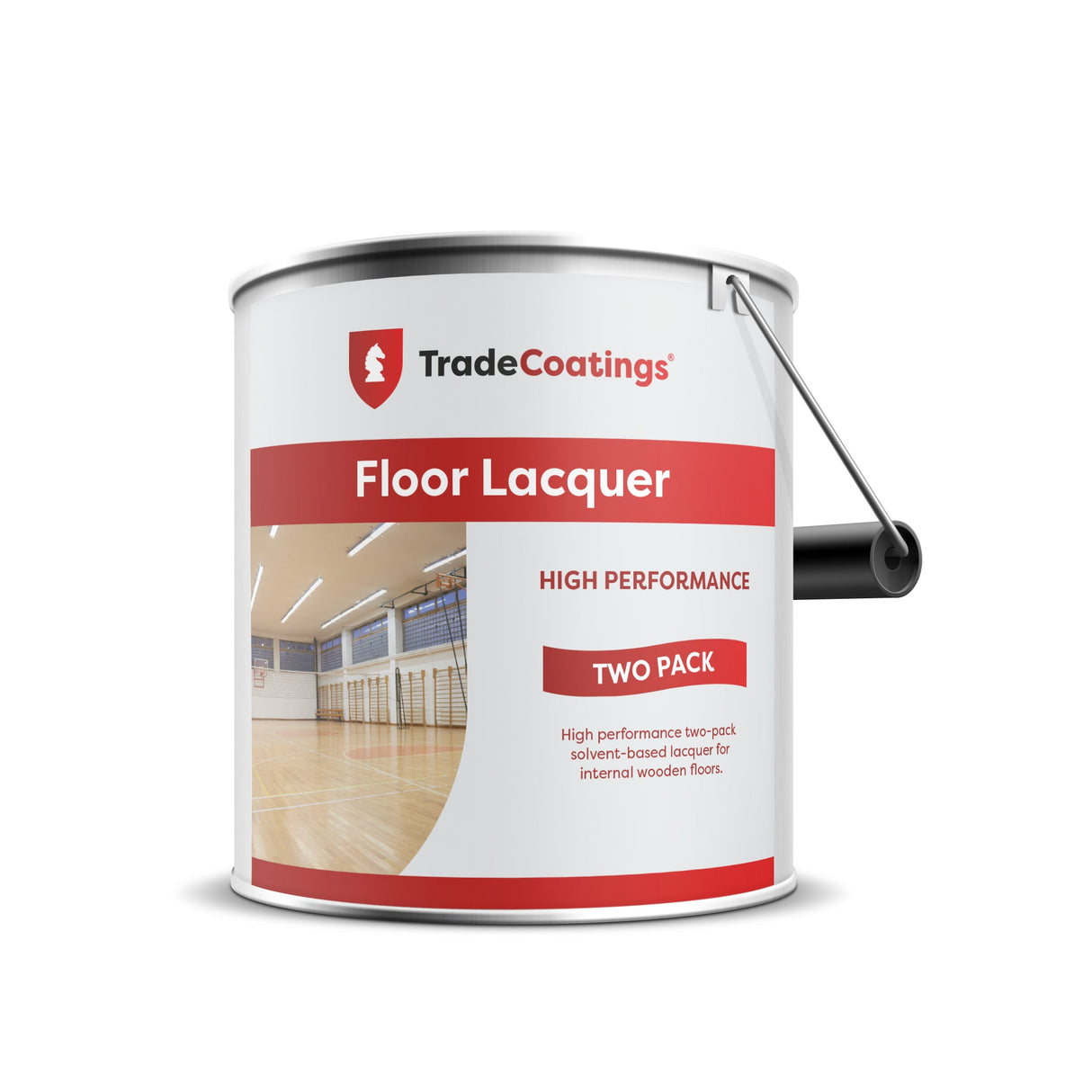 TradeCoatings Floor Lacquer (Two-Pack) - For High Traffic Wooden Floors - 5/10/20L
