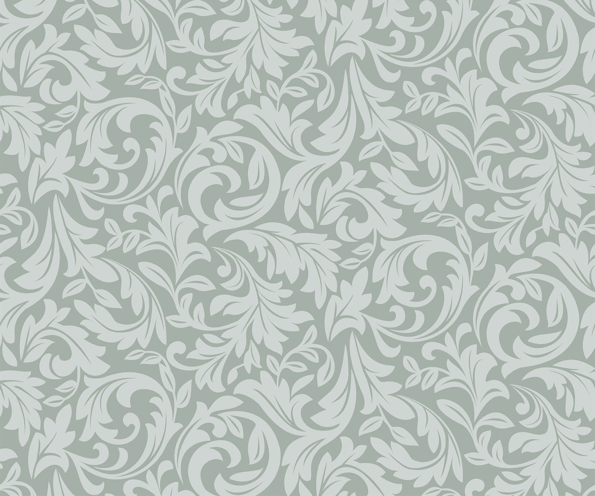 Florence Baroque Inspired Damask Patterned Wallpaper