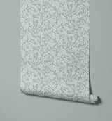 Florence Baroque Inspired Damask Patterned Wallpaper