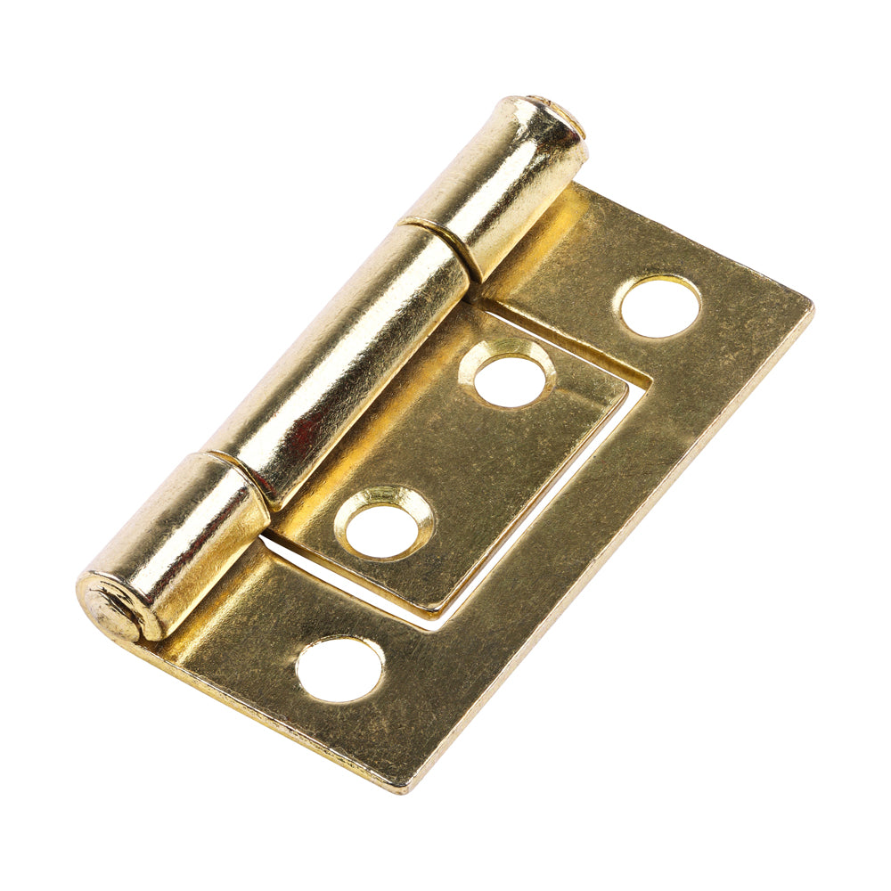 Flush Hinges - Electro Brass