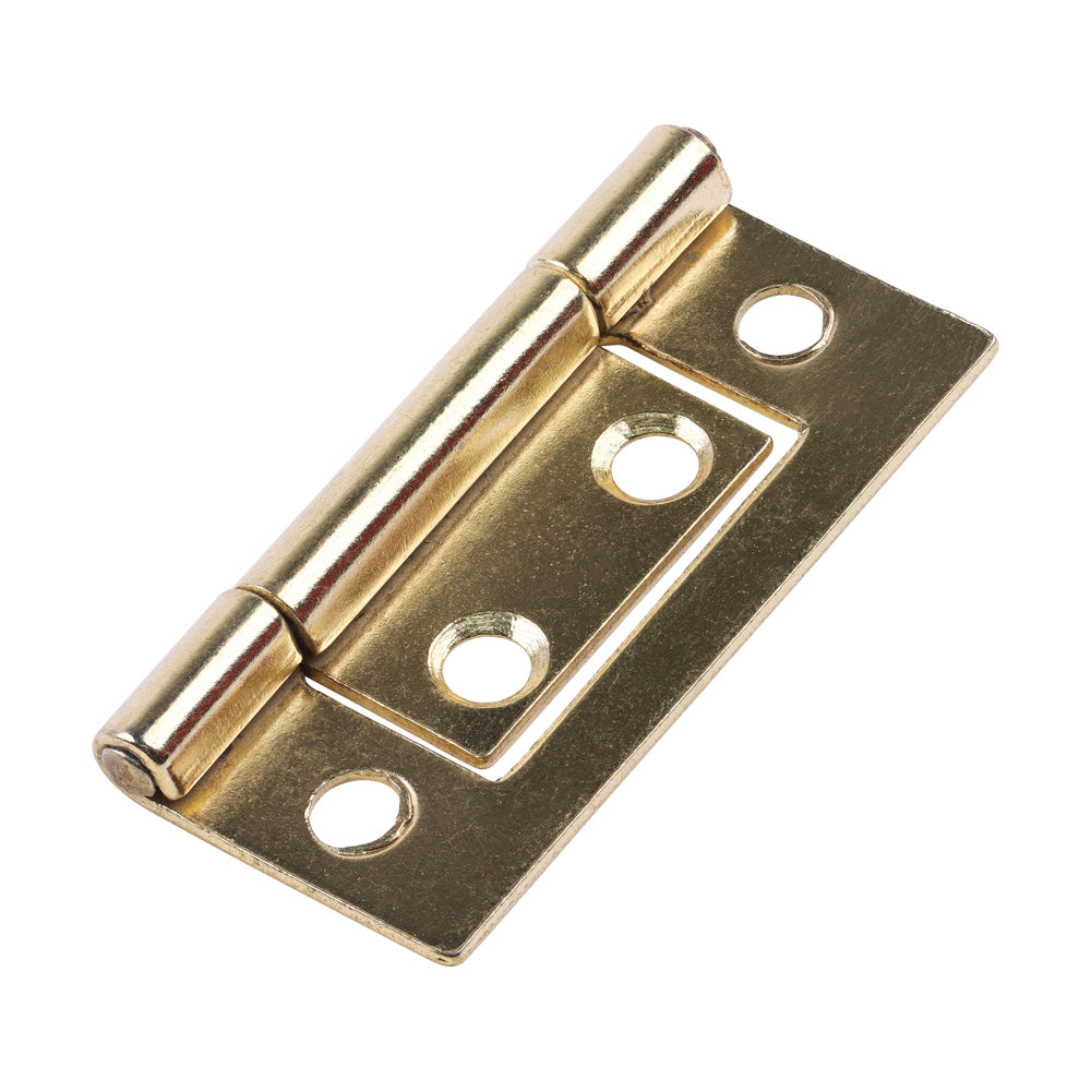 Flush Hinges - Electro Brass