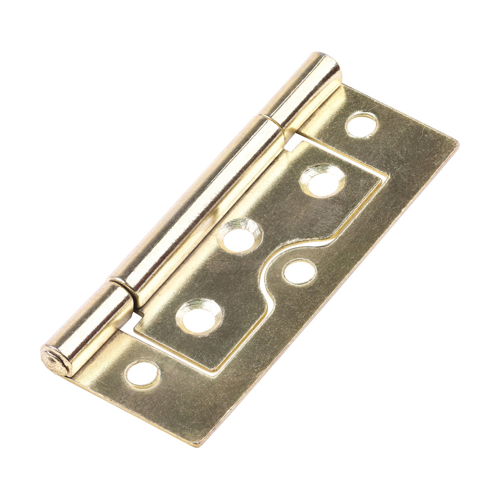 Flush Hinges - Electro Brass