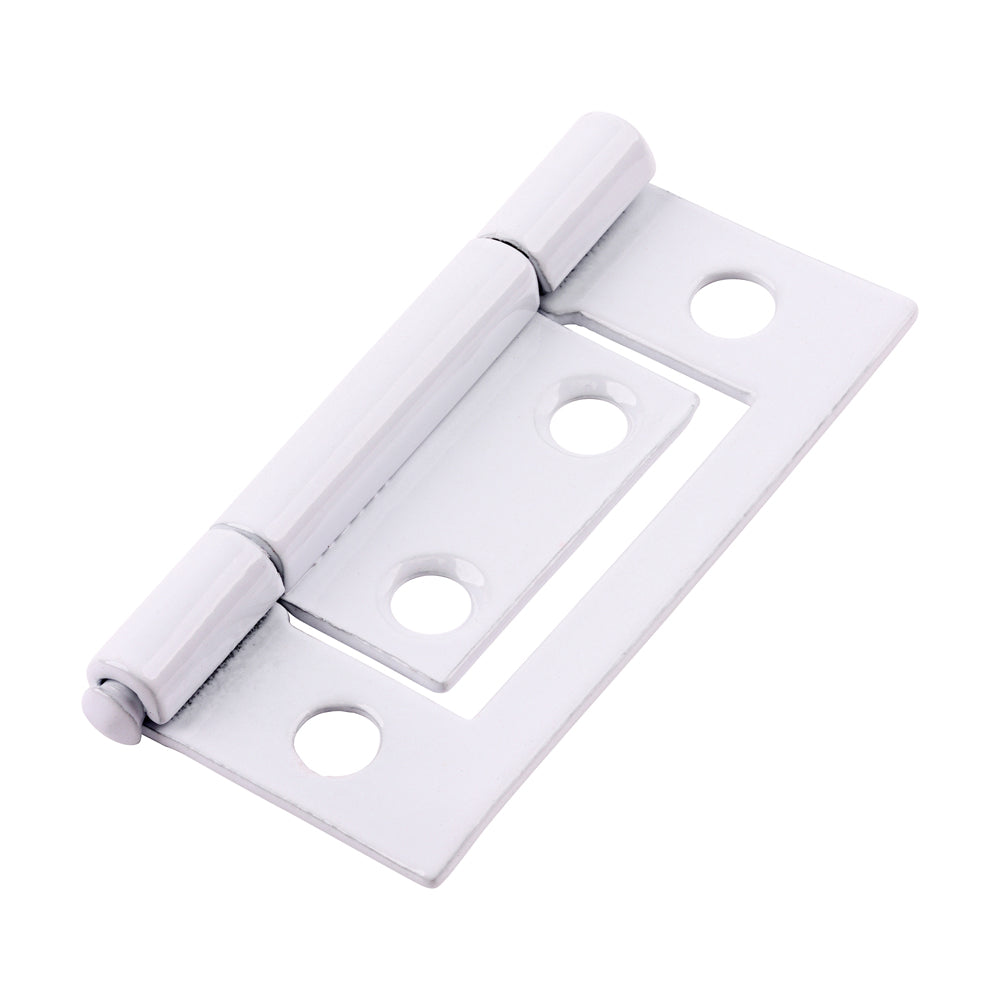 Flush Hinges - White Epoxy - 50 x 38.5