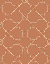 Focal Retro Charm Retro-style Circle Wallpaper
