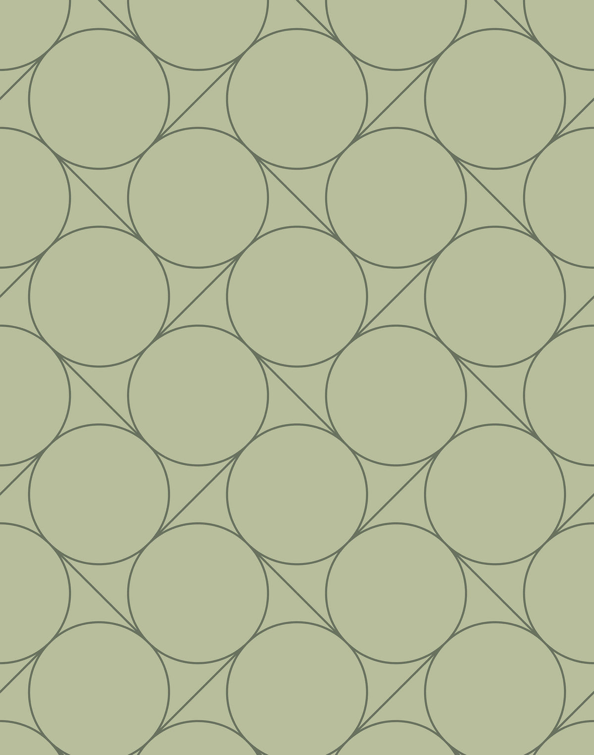 Focal Retro Charm Retro-style Circle Wallpaper