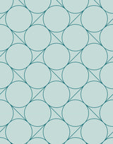 Focal Retro Charm Retro-style Circle Wallpaper