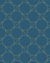 Focal Retro Charm Retro-style Circle Wallpaper