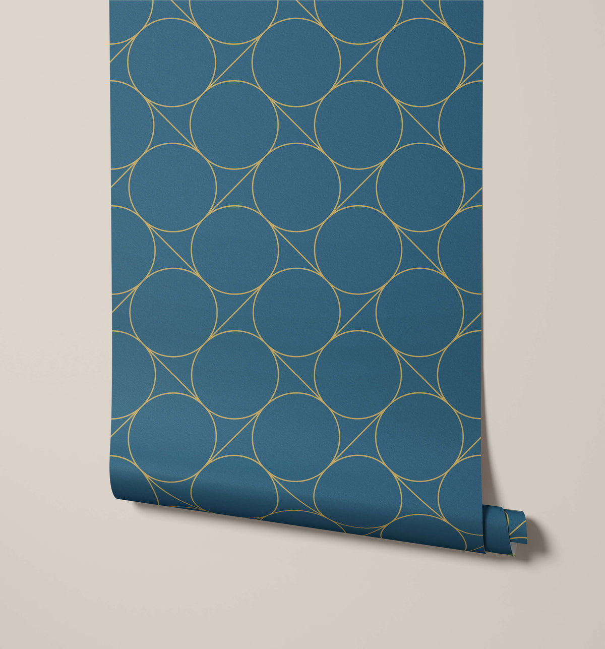 Focal Retro Charm Retro-style Circle Wallpaper