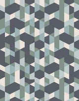 Fraser Geometric Negative Positive Wallpaper