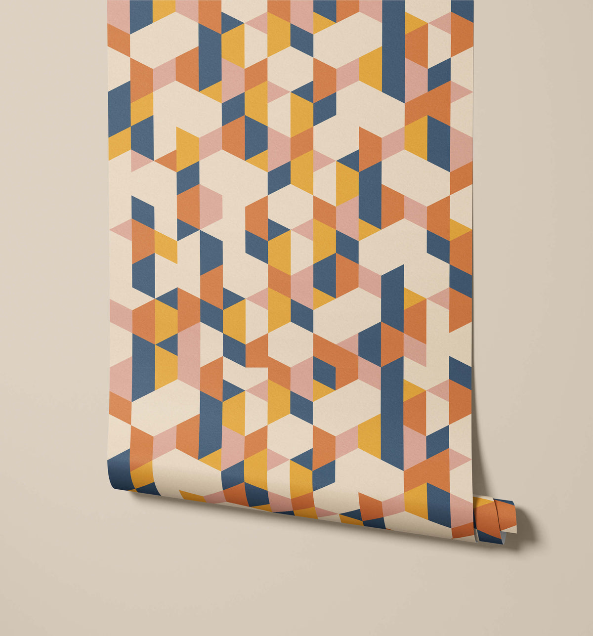 Fraser Geometric Negative Positive Wallpaper