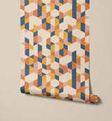Fraser Geometric Negative Positive Wallpaper