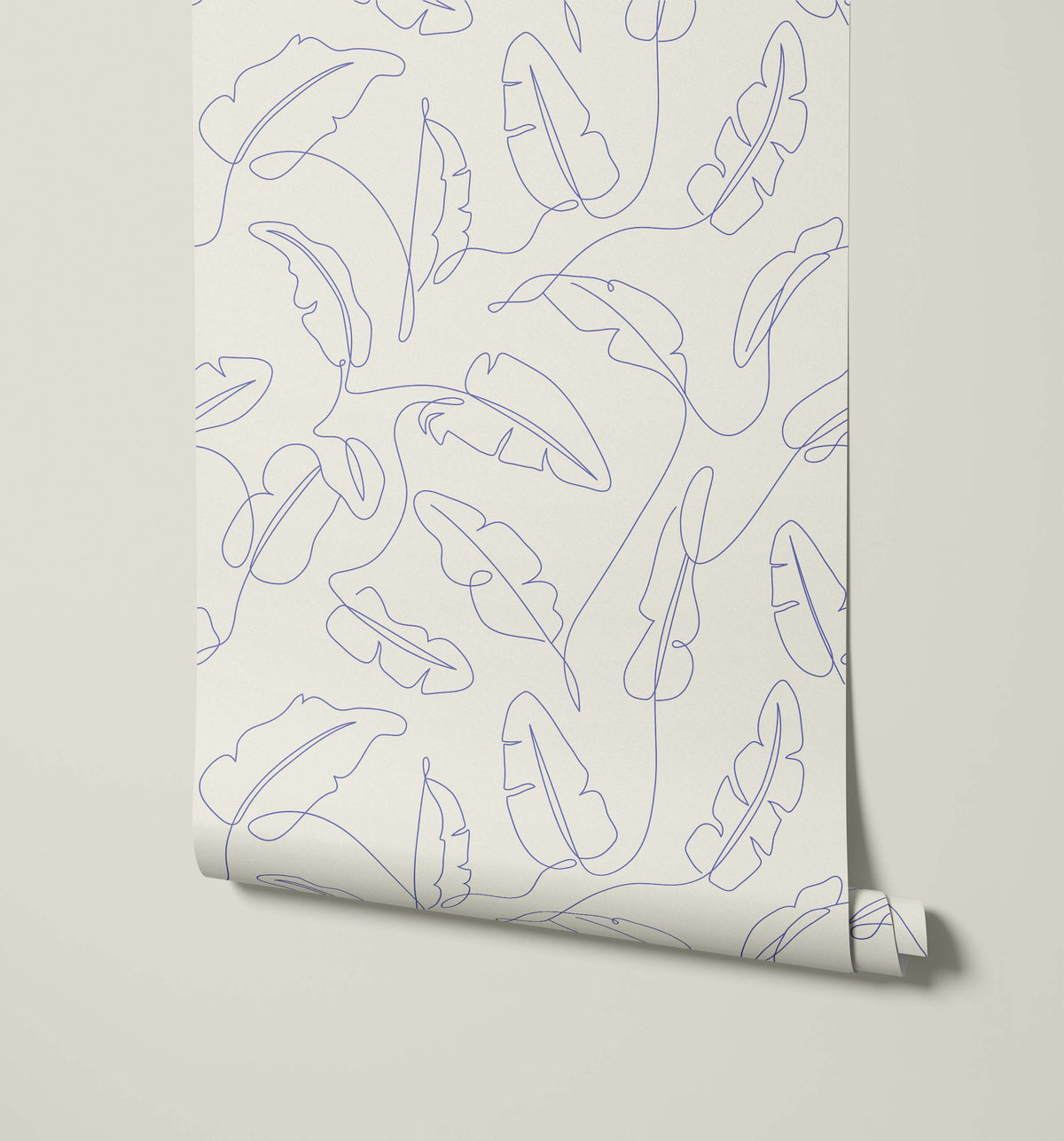 Freya Drawn Art Minimalist Leaf Wallpaper