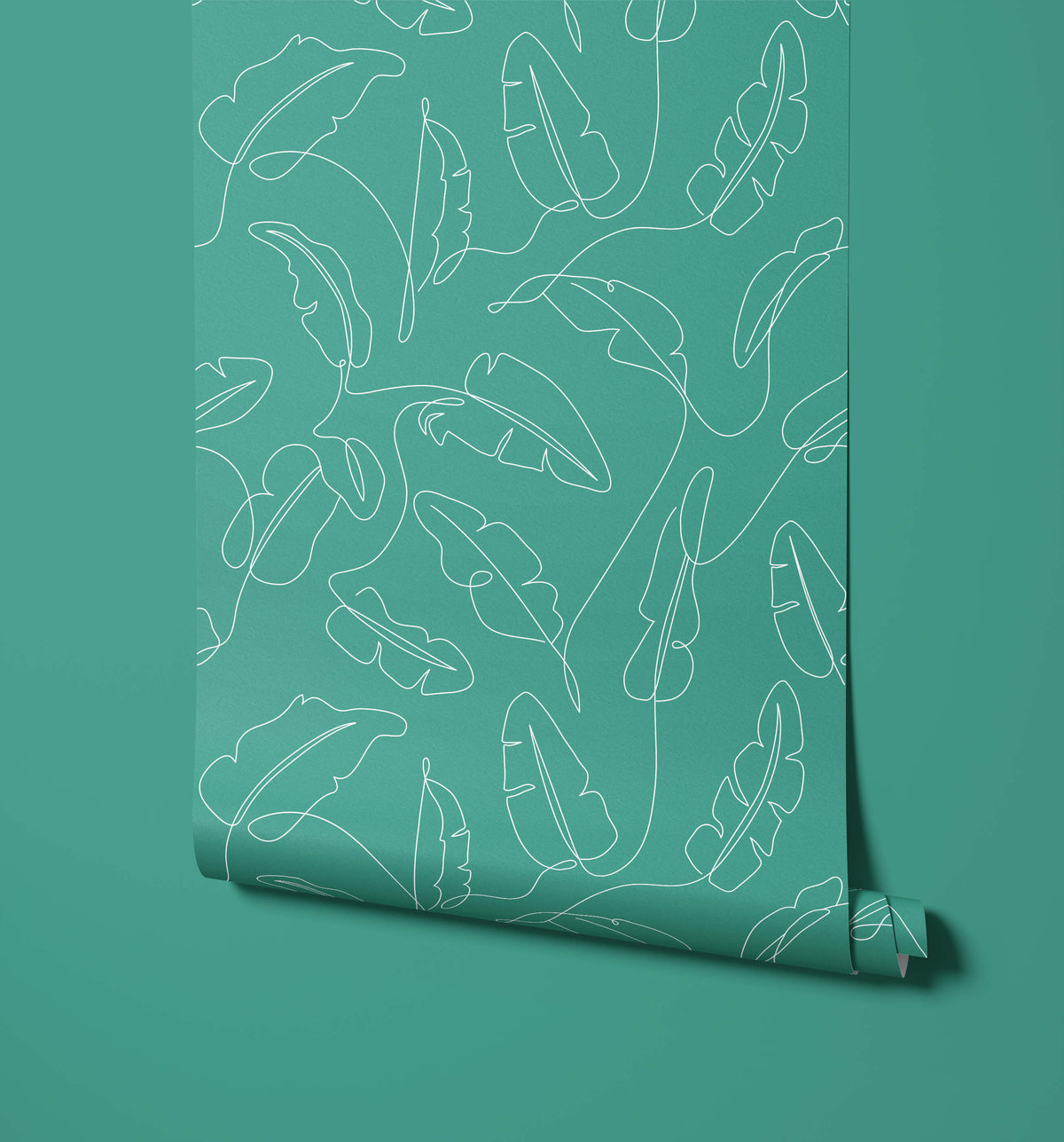 Freya Drawn Art Minimalist Leaf Wallpaper