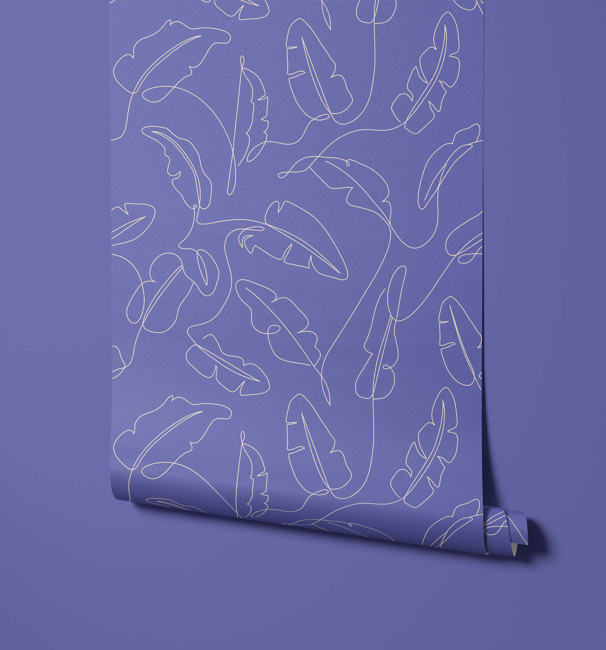 Freya Drawn Art Minimalist Leaf Wallpaper