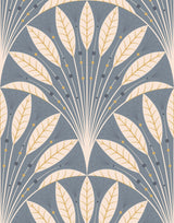 Frond Art Deco Wallpaper