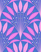 Frond Art Deco Wallpaper