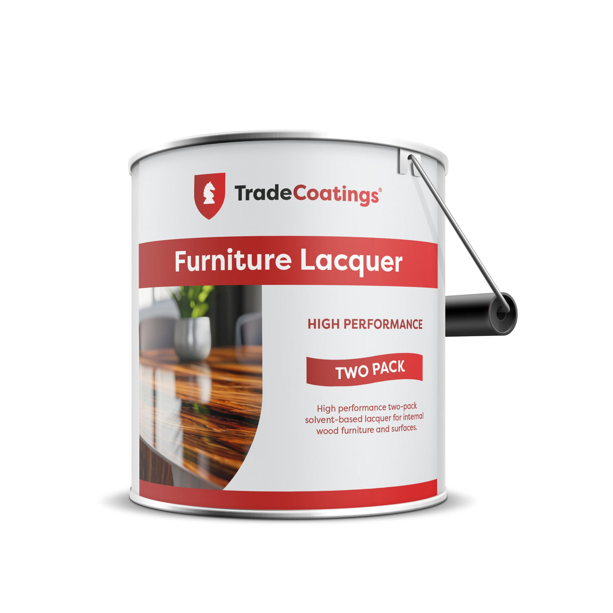 TradeCoatings Two Pack Furniture Lacquer for Wood, Doors & Cabinetry - 5/10/20L