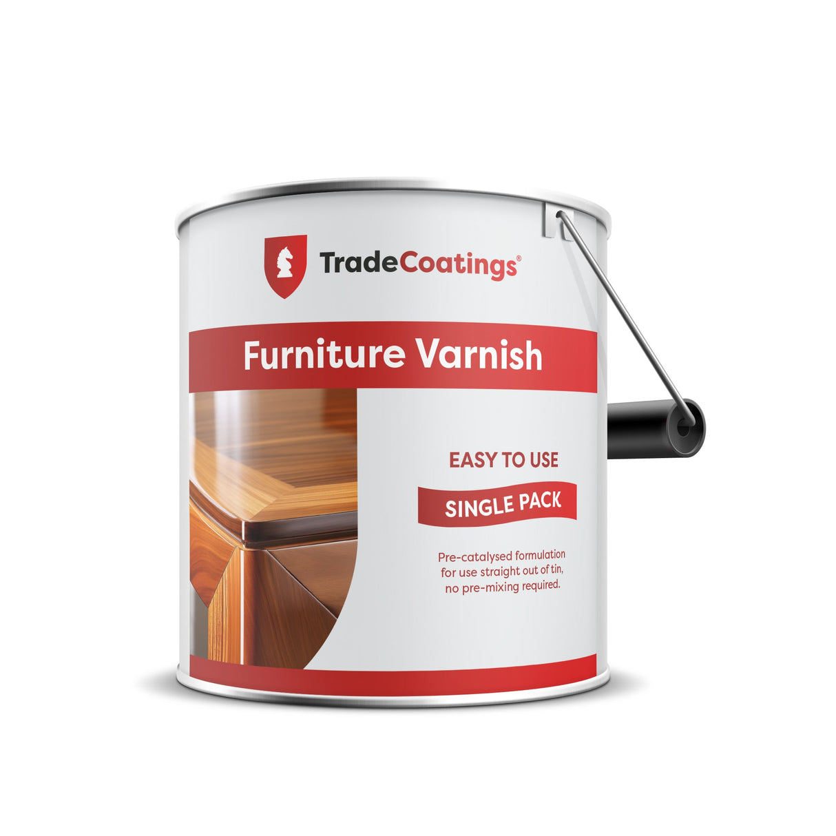 TradeCoatings Furniture Varnish for Internal Wood, Cabinetry, Doors & Kitchens - 5/10/20L