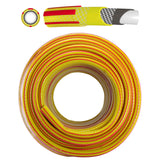 Premium Garden Hose Set Yellow with Lime Connectors