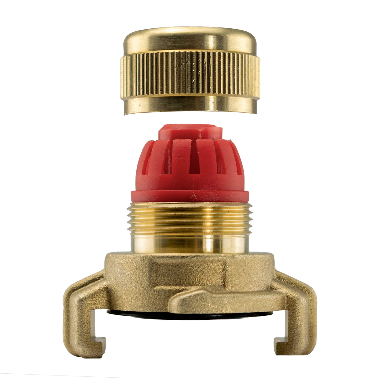 Geka Type Brass Claw Set – 13mm Barb and 3/4” Hose Connector