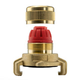 Geka Type Brass Claw Set – 13mm Barb and 3/4” Hose Connector