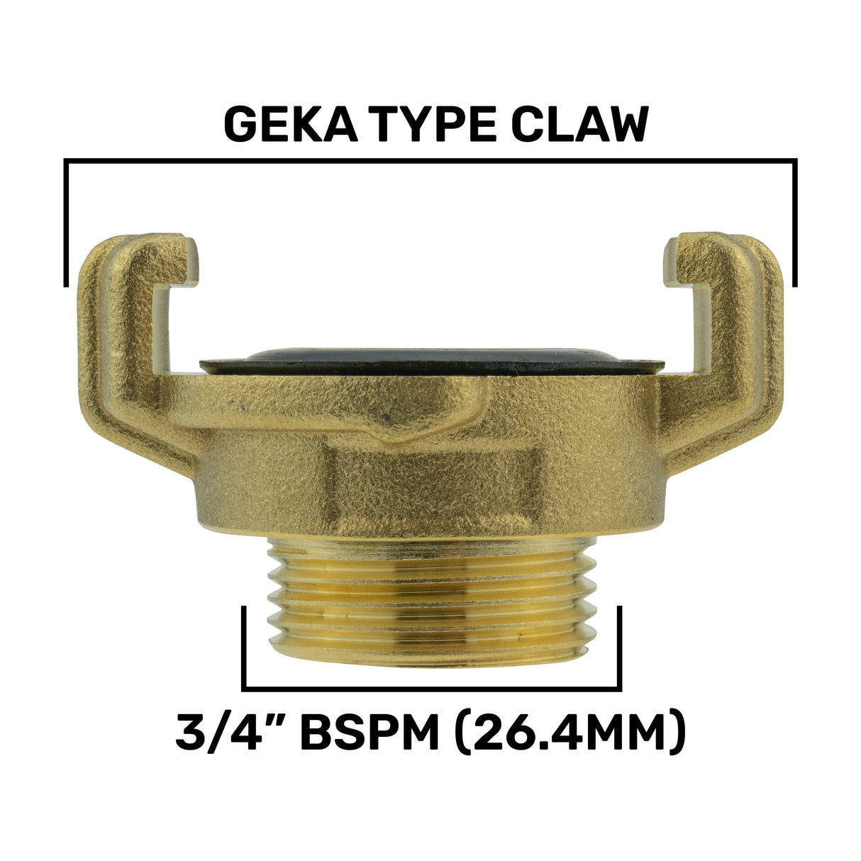 Wall Flange Kit 25mm MDPE + 13mm Barbed Geka Set