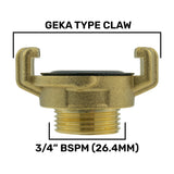 Wall Flange Kit 32mm MDPE + Lever Valve + 19mm Barbed Geka Set