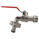 Wall Flange Kit 32mm MDPE + Quick Connect Lever Tap