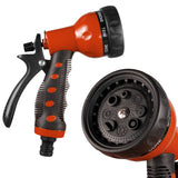Hose Gun Water Sprayer 8-Pattern Adjustable, Cost Wise Orange