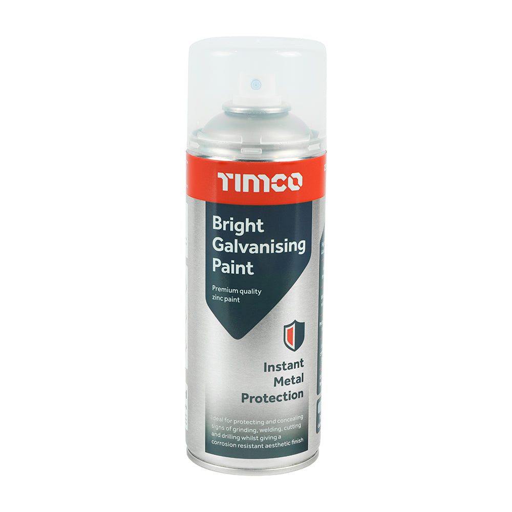 Bright Galvanising Paint - 380ml Aerosol - Primer or Topcoat