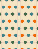 Gibson Satisfyingly Retro Polka Dot Wallpaper