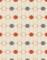 Gibson Satisfyingly Retro Polka Dot Wallpaper