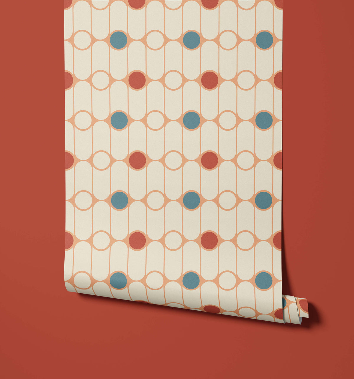 Gibson Satisfyingly Retro Polka Dot Wallpaper