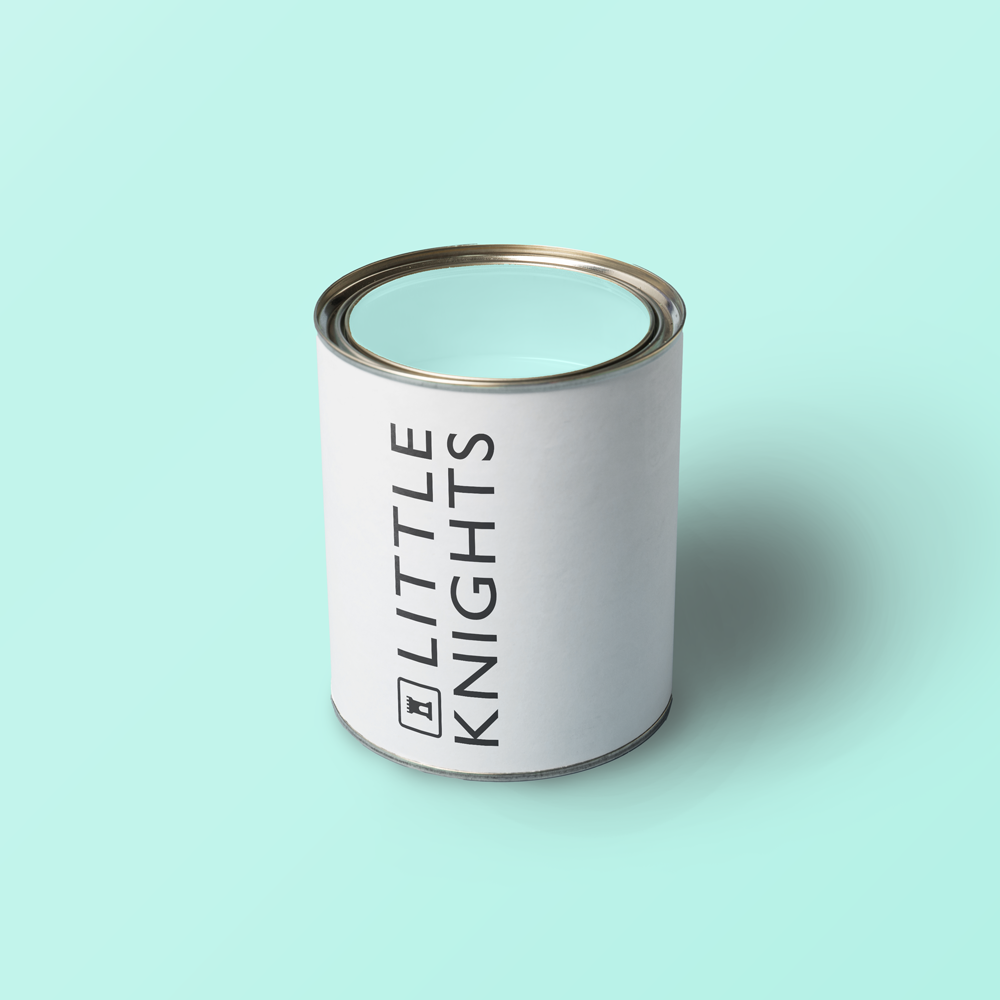 Little Knights -Glass Bottles Bluey Green or Greeny Blue - Matte/Eggshell/Silk/Satin/Gloss Interior Paint