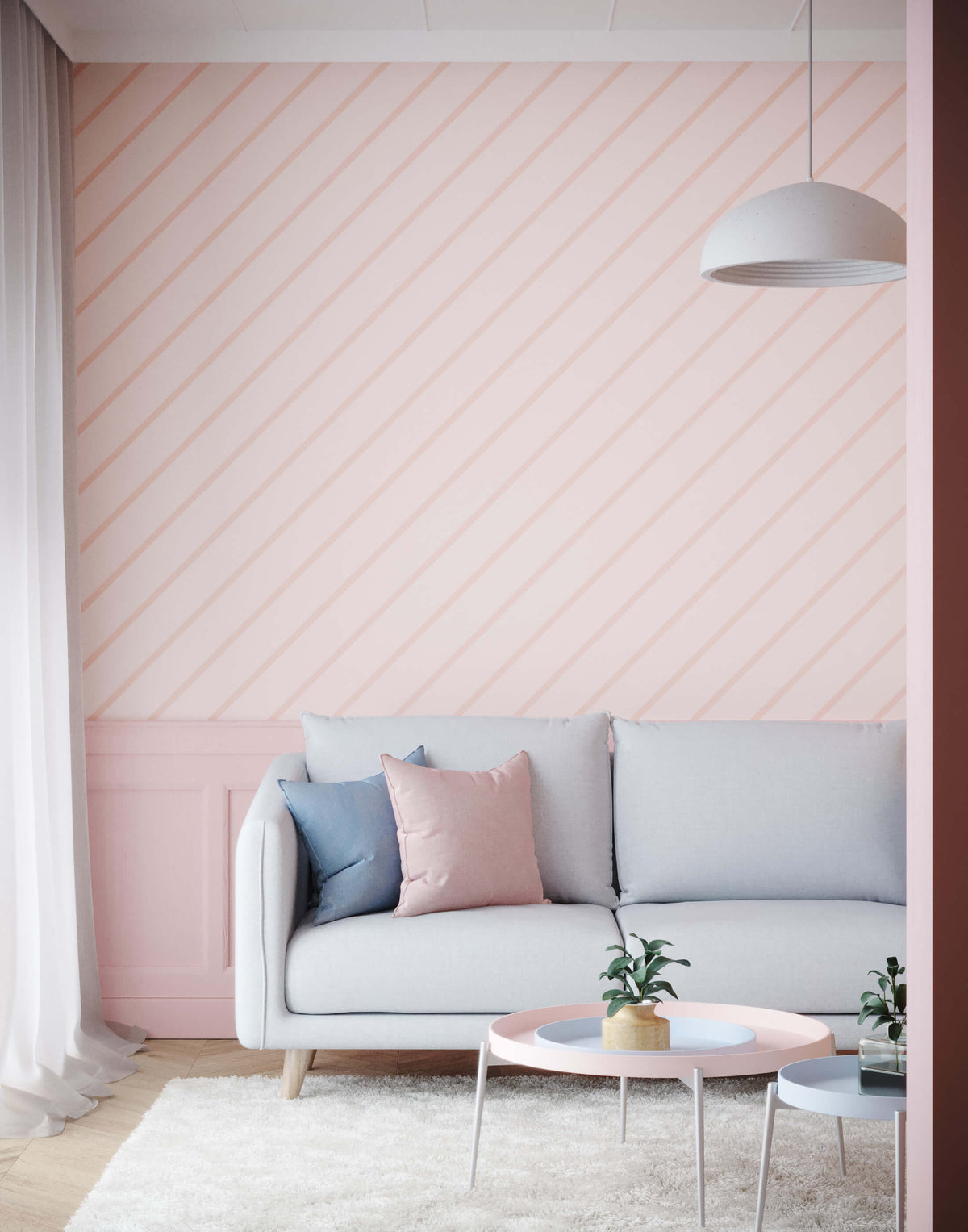 Granita Different Your Average Striped Wallpaper