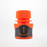 Premium Garden Hose Yellow with Orange Lock Connectors