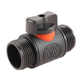 Wall Flange Kit 32mm MDPE + In-Line Valve + 20mm Barb
