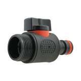 Wall Flange Kit 32mm MDPE + Valve with Male Quick Connector