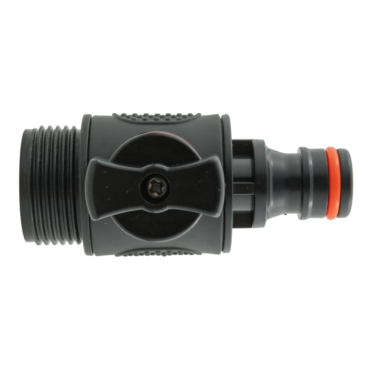 Wall Flange Kit 32mm MDPE + Valve with Male Quick Connector